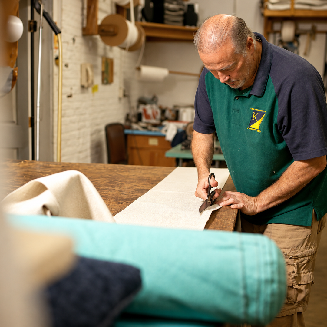Upholstery restoration process